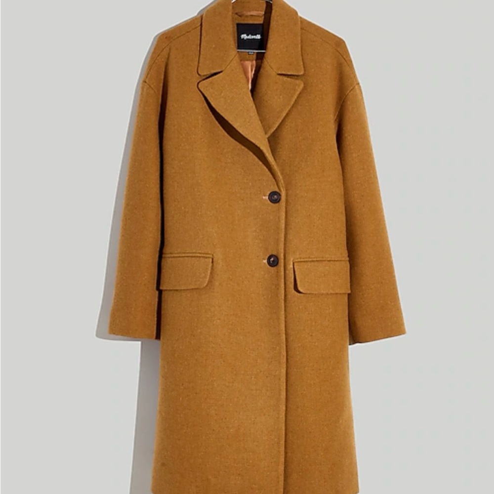Madewell Camel Wool Coat